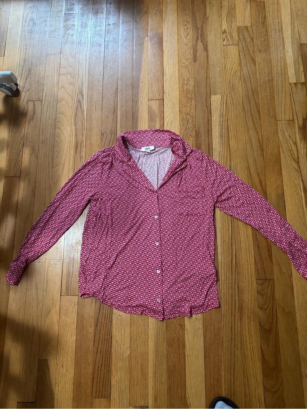 Etam Pink Heart Patterned Pajamas